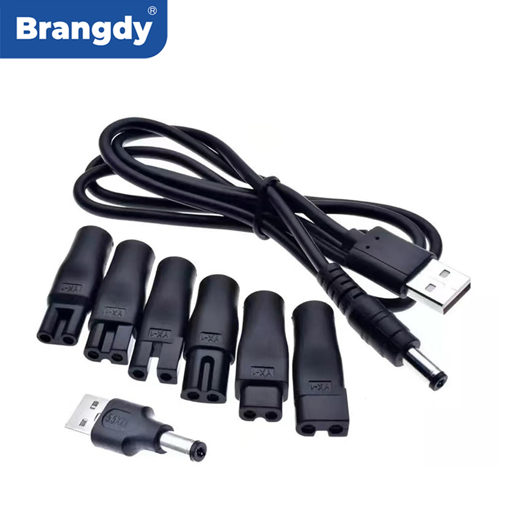 Beard Trimmer - 8 PCS Power Cord 5V Replacement