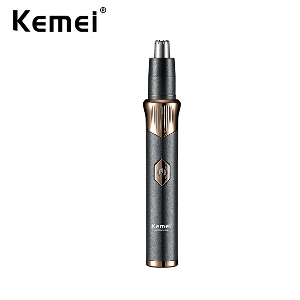 Beard Trimmer - Kemei Rechargeable Electric Ear and Nose