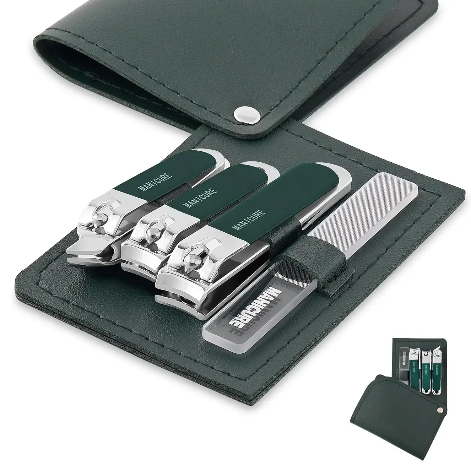 4 Pcs Steel Nail Clipper Manic - đánh giá và giá Mens Grooming Travel Kit
