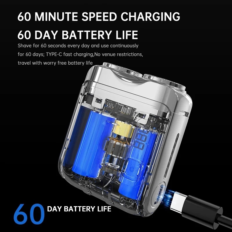 Mini Electric Smart Shaver Hou - đánh giá và giá Electric Shaver Rotary