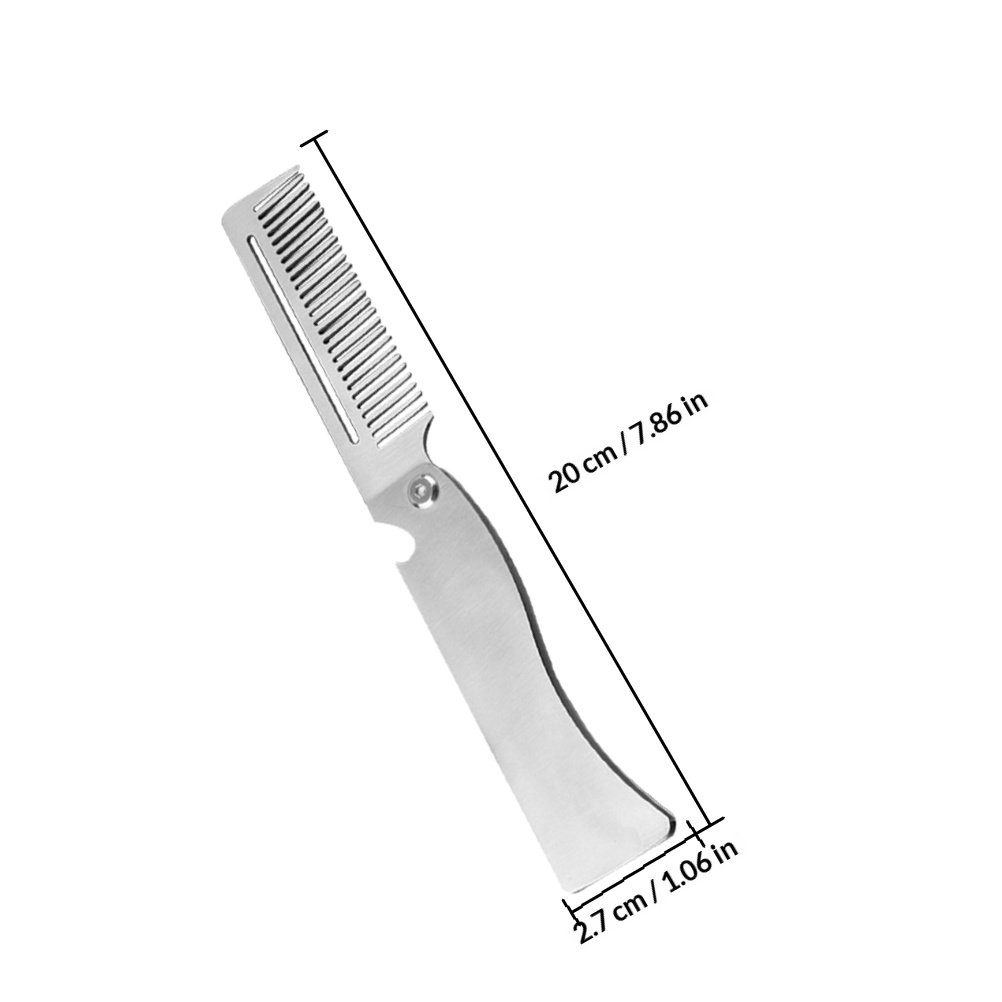Folding Hair Comb Stainless St - đánh giá và giá Beard Oil