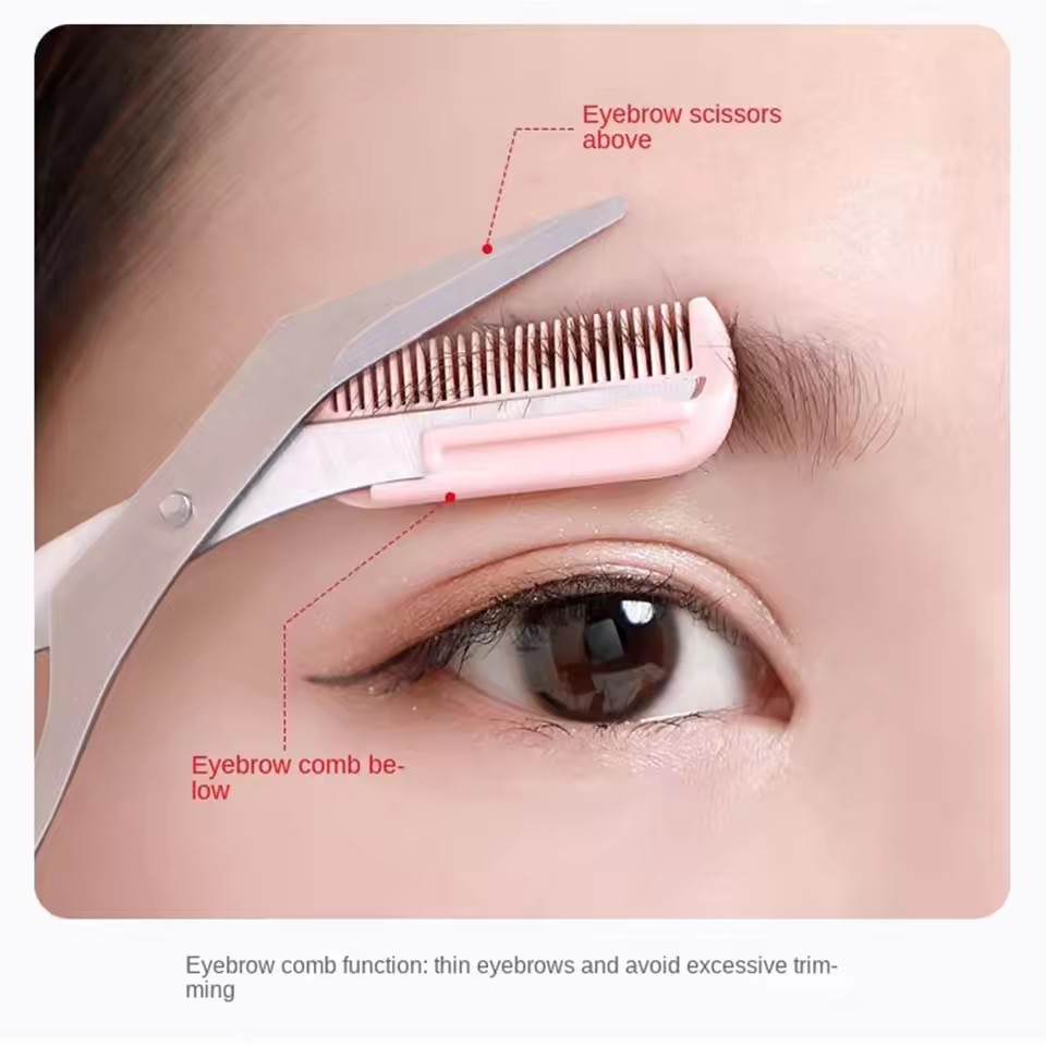 Safe Eyebrow Scissors with Com - đánh giá và giá Electric Razor