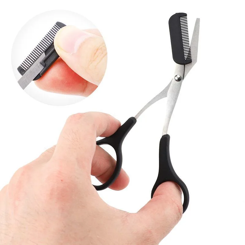 Stainless Steel Eyebrow Groomi - đánh giá và giá Grooming Scissors