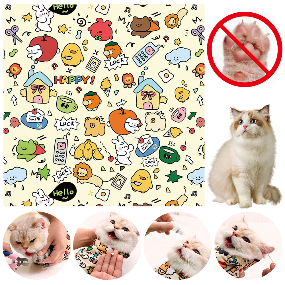 Cat Grooming Wrap Self-adhesiv - đánh giá và giá Grooming Scissors