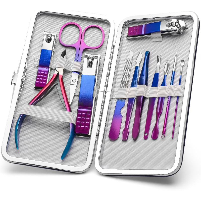 Manicure Set Nail Clippers Ped - đánh giá và giá Mens Grooming Travel Kit