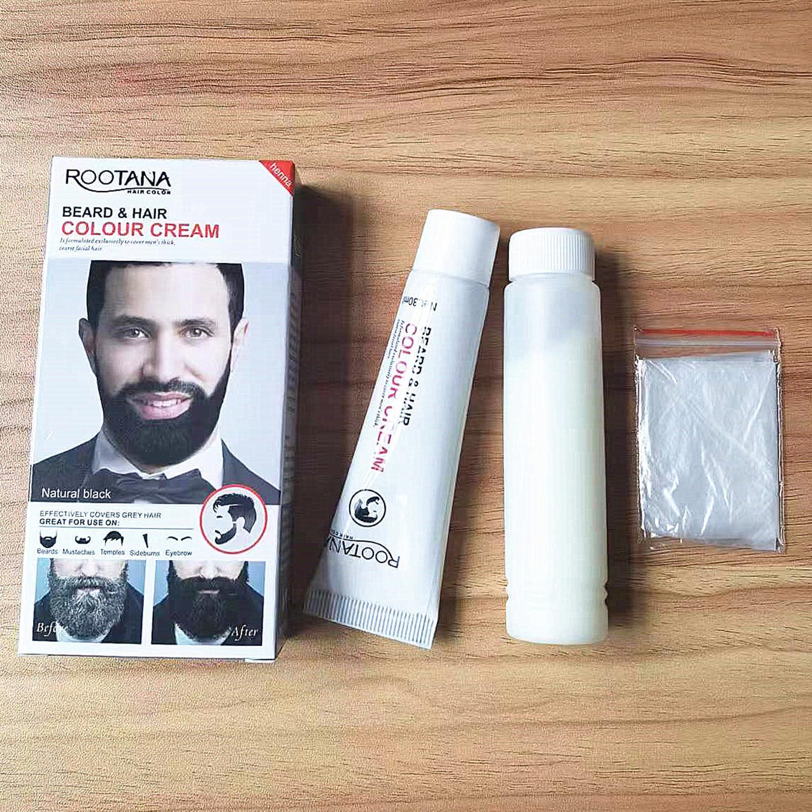Mens Beard Dye 60ML Mustache D - đánh giá và giá Shaving Cream