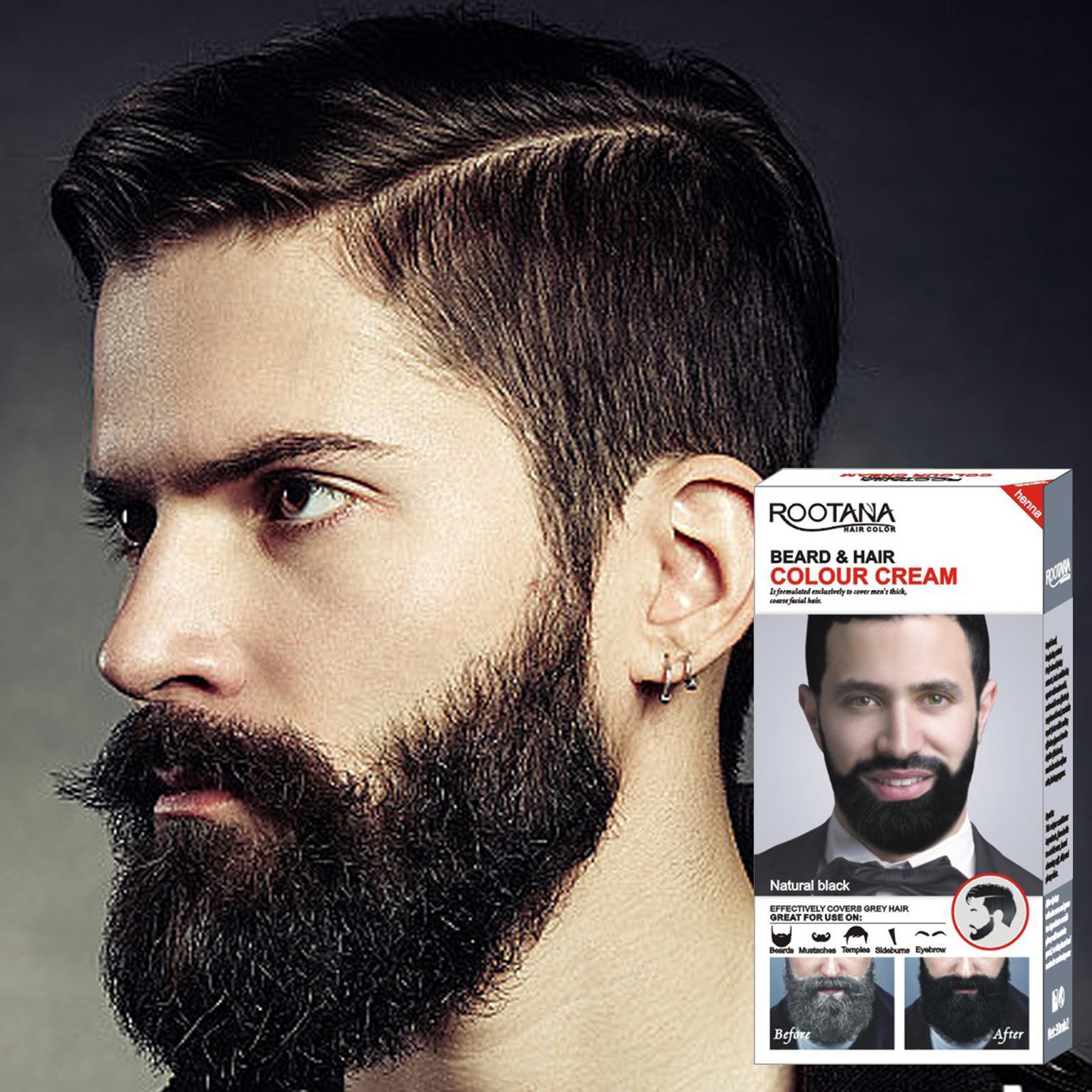 Mens Beard Dye 60ML Mustache D - đánh giá và giá Shaving Cream