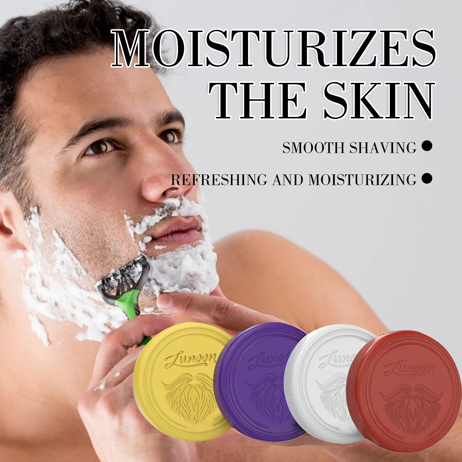 4/1pcs Mens Beard Shaving Soap - đánh giá và giá Shaving Cream