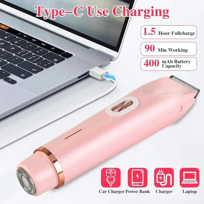 Electric Shaver for Woman Doub - đánh giá và giá Body Trimmer