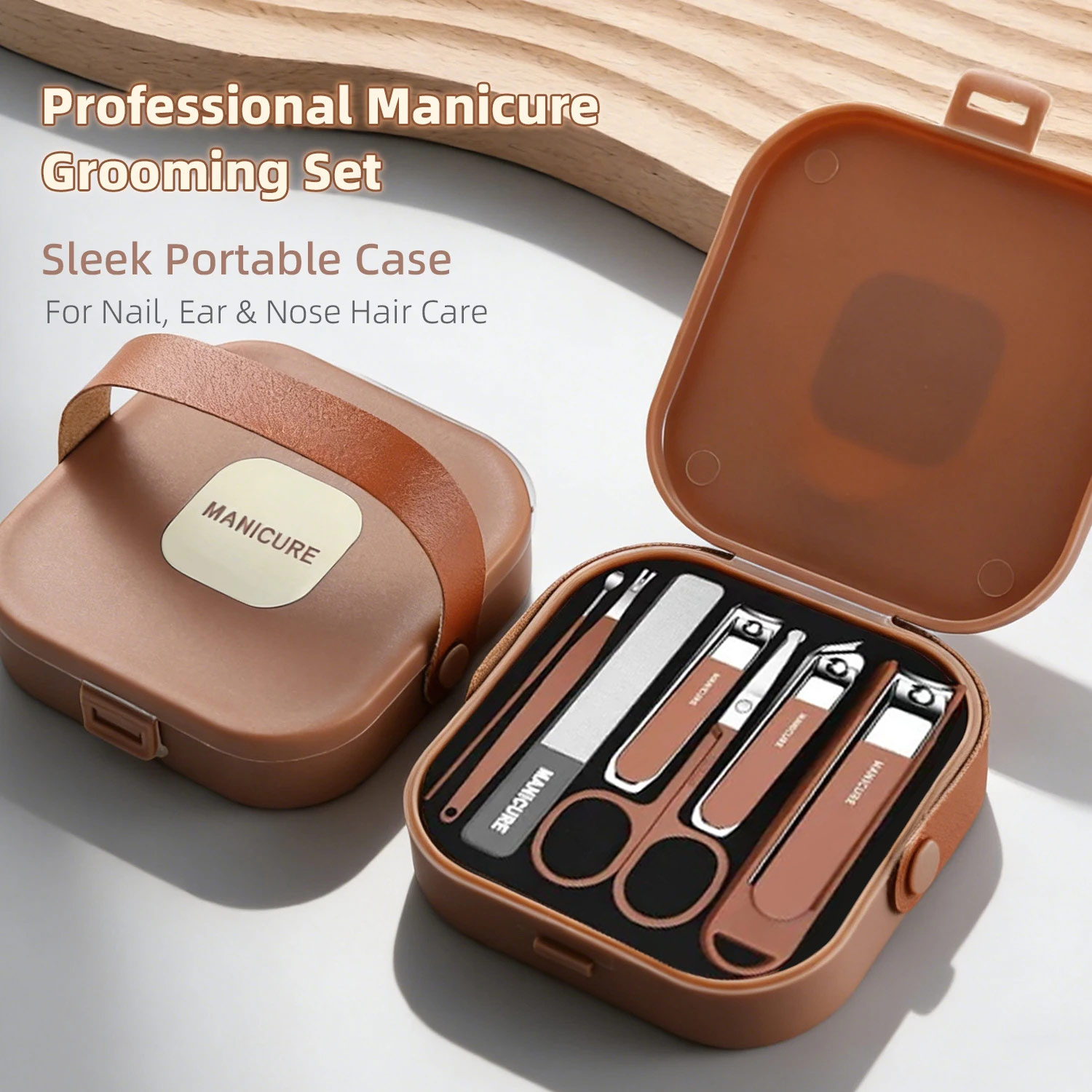 Nail Care Kit Anti-Splatter Ma - đánh giá và giá Mens Grooming Travel Kit