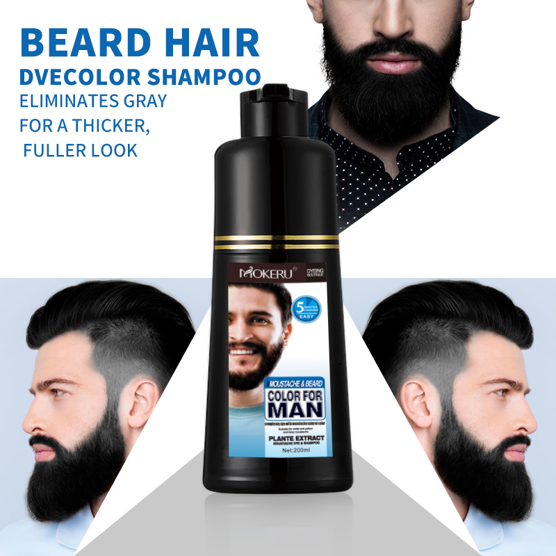 New Beard and Hair Dye Shampoo - đánh giá và giá Shaving Cream