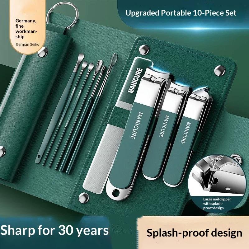 10-Piece Nail Care Tool Set Sh - đánh giá và giá Mens Grooming Travel Kit