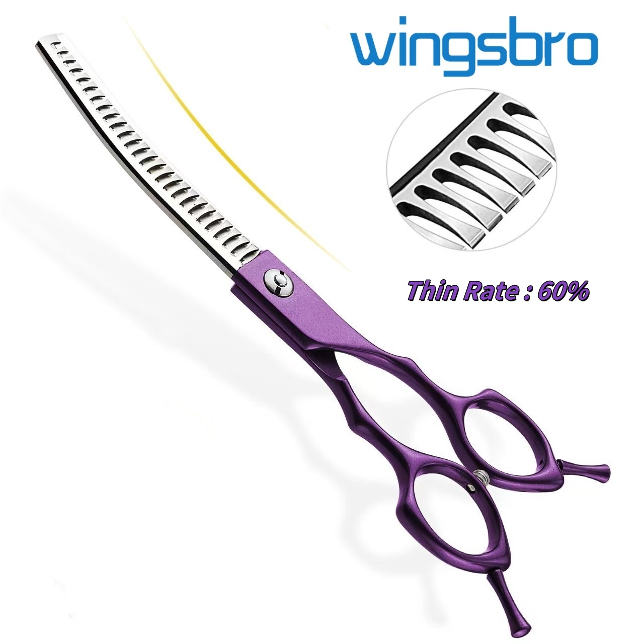 7inch Curved Chunkers Shears S - đánh giá và giá Grooming Scissors