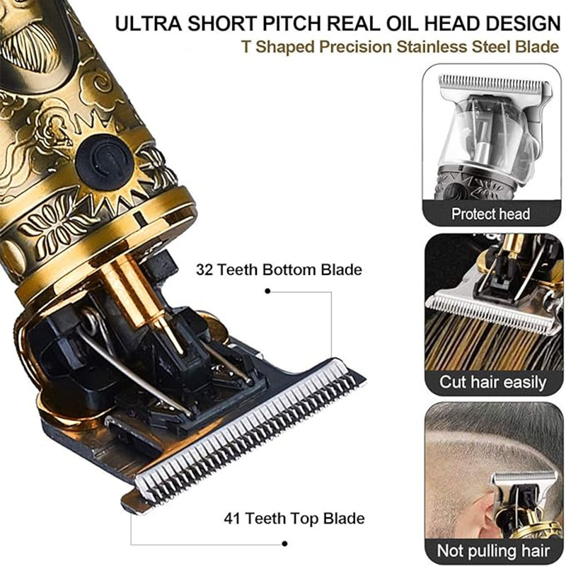 Cordless T9 Hair Trimmer for M - đánh giá và giá Electric Shaver Rotary
